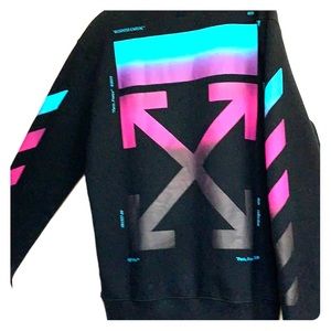 Pristine OFF WHITE 2019 cool “Main Label” swtshrt!